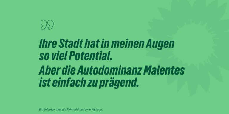 Radverkehr in Malente – ein Blick von außen
